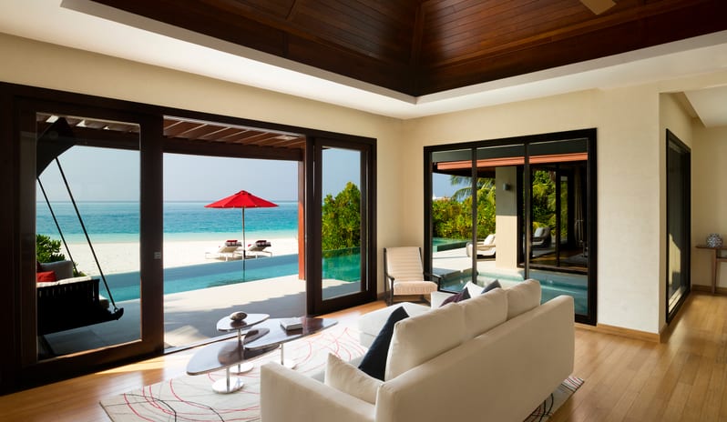 Niyama Private Islands Maldives-Beach Pavilion Livingroom_9051